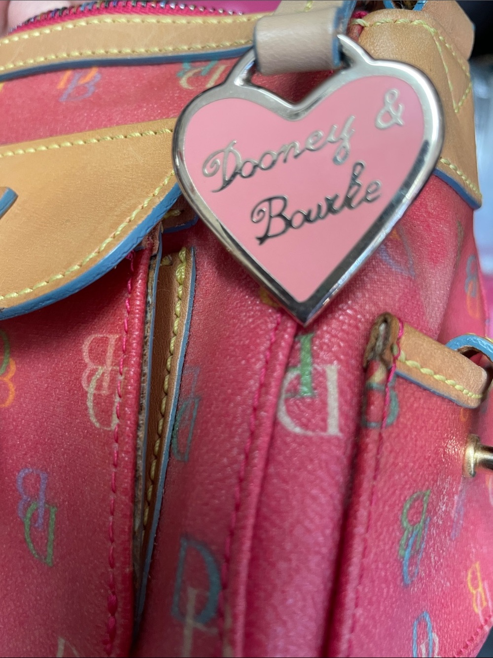 Vintage Dooney & Bourke Rainbow Baguette - Picture 13 of 17